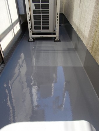 バルコニーの防水工事　目黒区I様邸